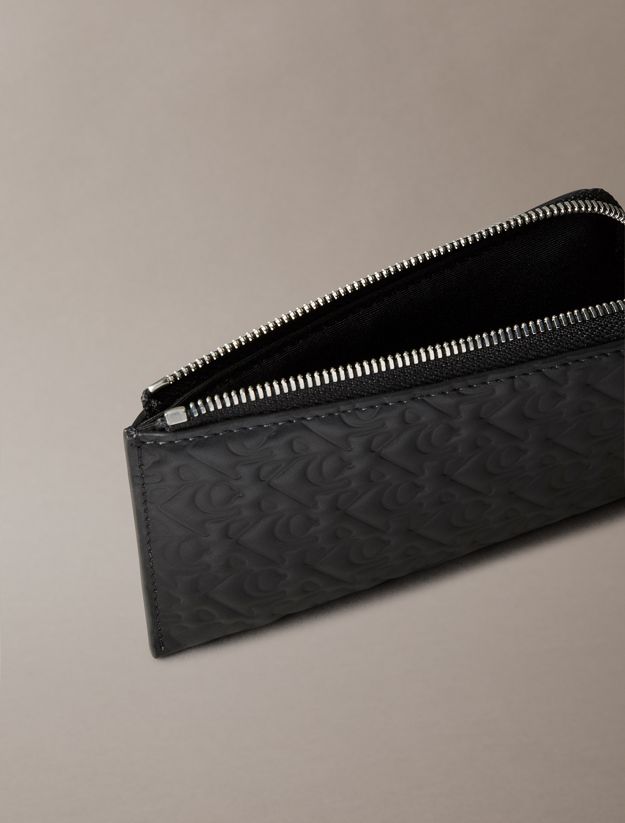 Leather RFID Cardholder with Zip