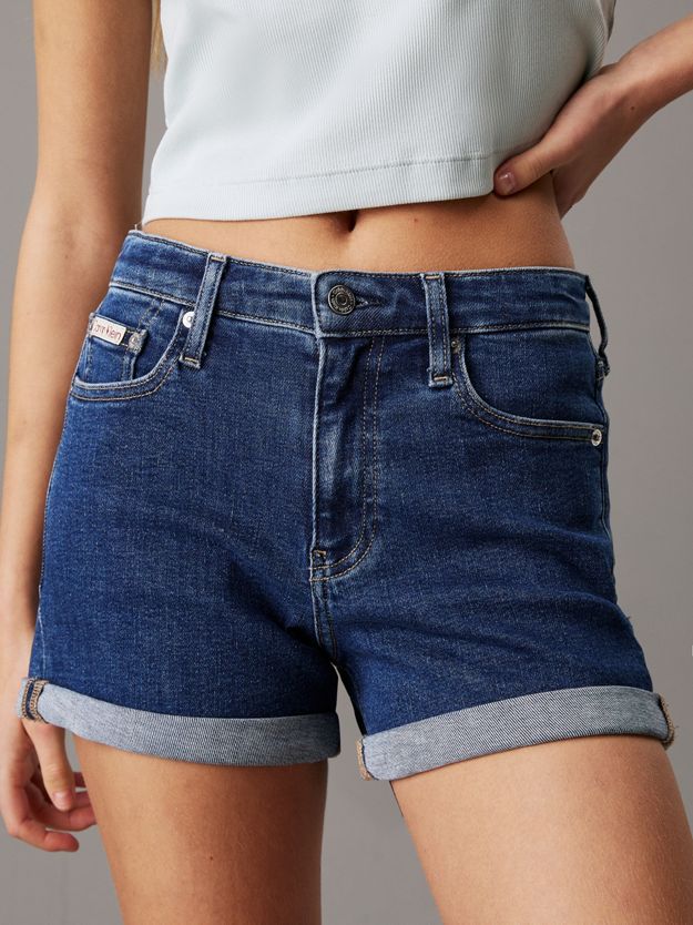 Slim Denim Shorts