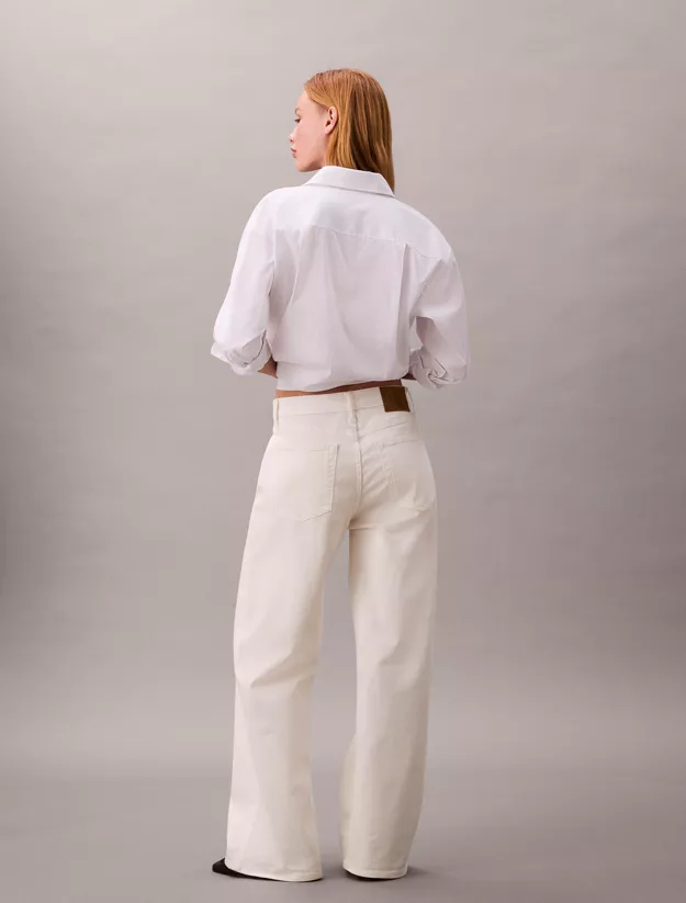 90's Loose Cotton Linen Jeans