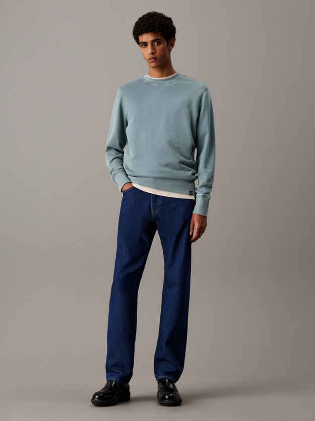 Washed Cotton Terry Sweatshirt