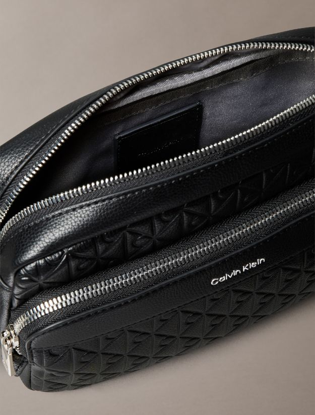 Embossed Allover Monogram Camera Bag