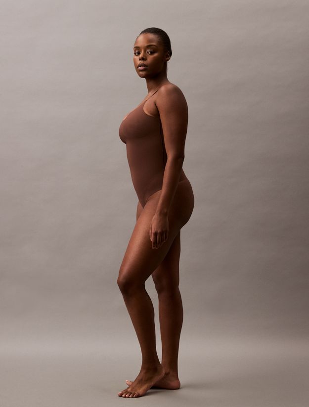 Sculpted Shapewear Bodysuit - Stay Put Mesh