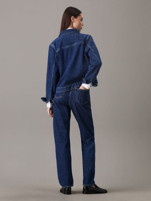 High Rise Straight Jeans