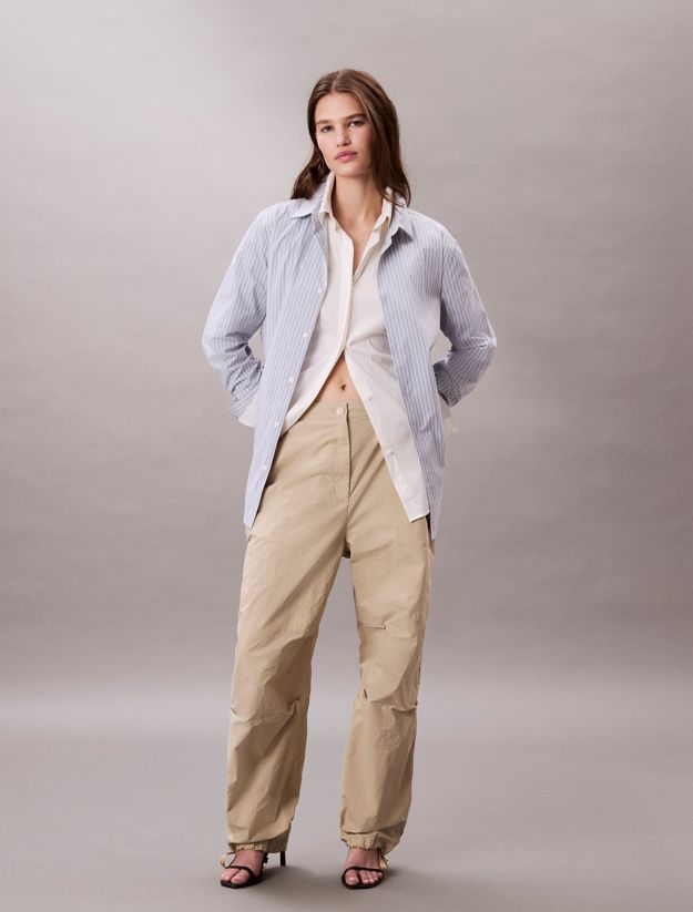Soft Nylon Parachute Pants