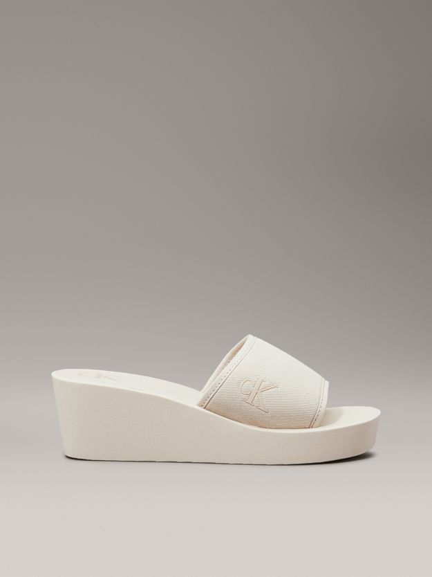 Canvas Platform Wedge Sliders