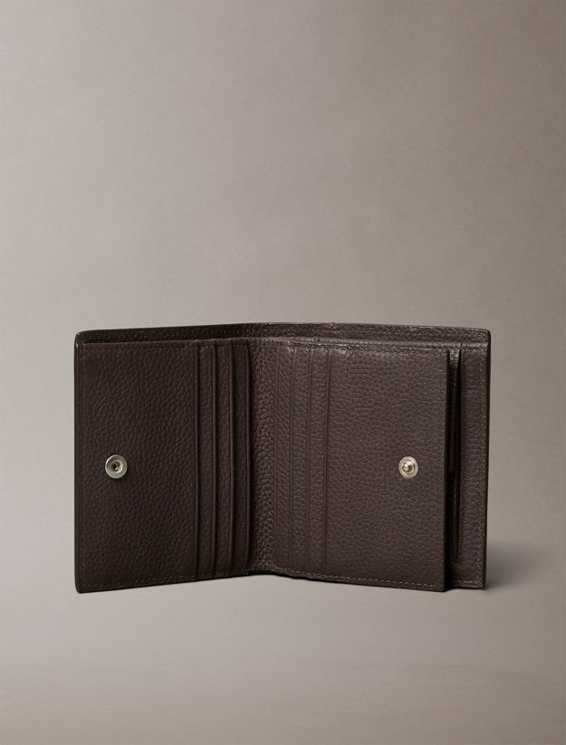 Embossed Logo Trifold Wallet and Card Holder