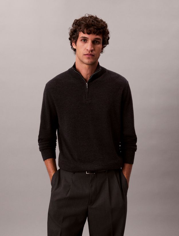 Quarter Zip Merino Jumper