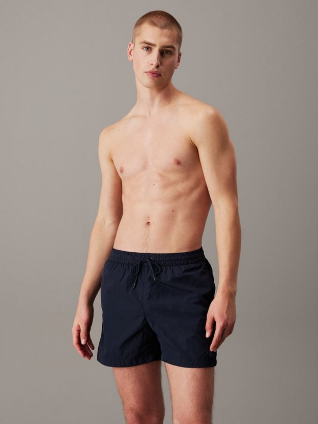 Medium Drawstring Swim Shorts - CK Soft Nylon