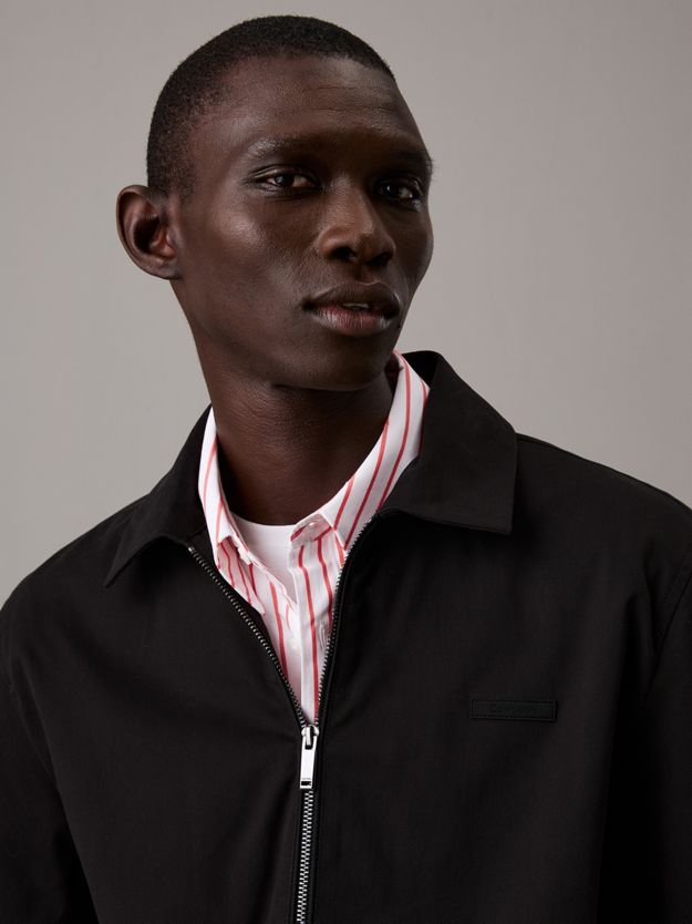 Sateen Stretch Blouson Jacket