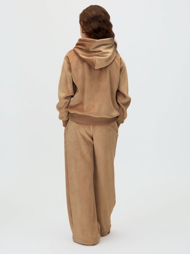 Velvet Feece Ribbed Tracksuit