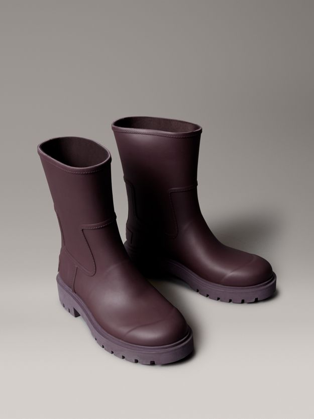 Waterproof Flexible Lug Sole Rainboots