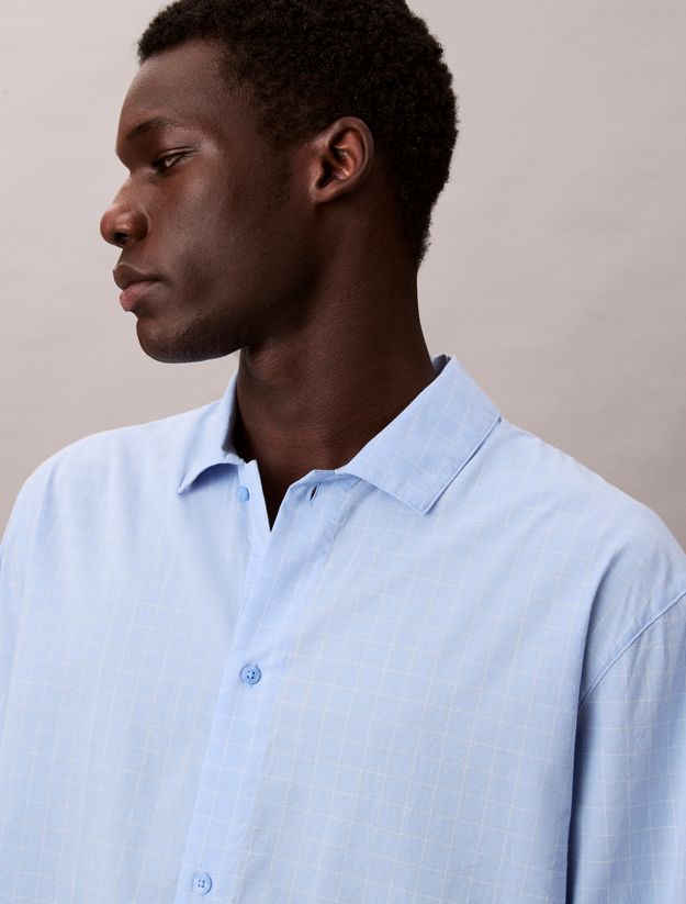 Cotton Poplin Pyjama Top