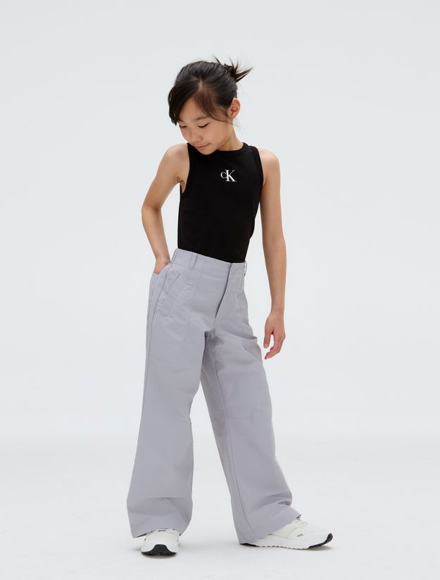 Wide Parachute Trousers
