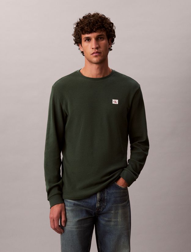 Long Sleeve Waffle T-shirt