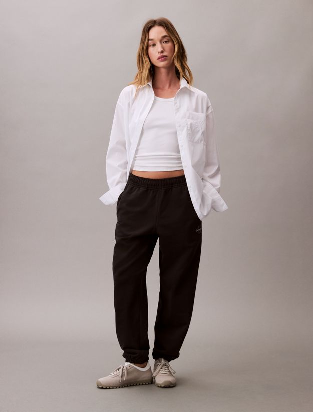 Cotton Terry Monogram Joggers