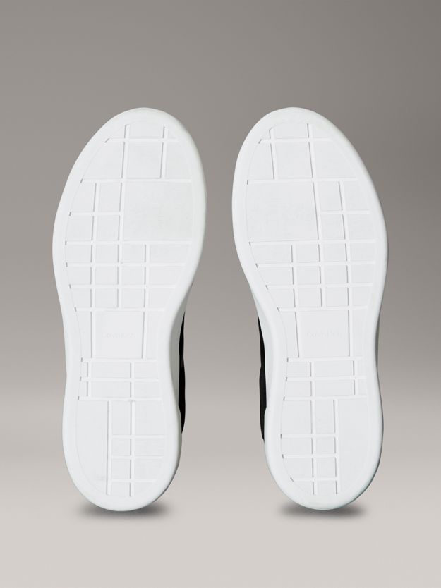 Leather and Suede Signature Trainers