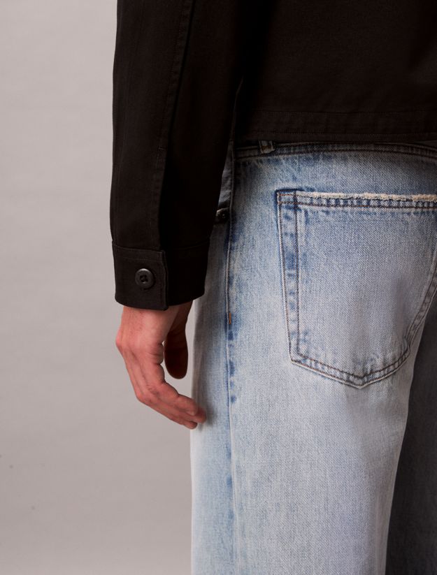 Relaxed Cotton Twill Overshirt