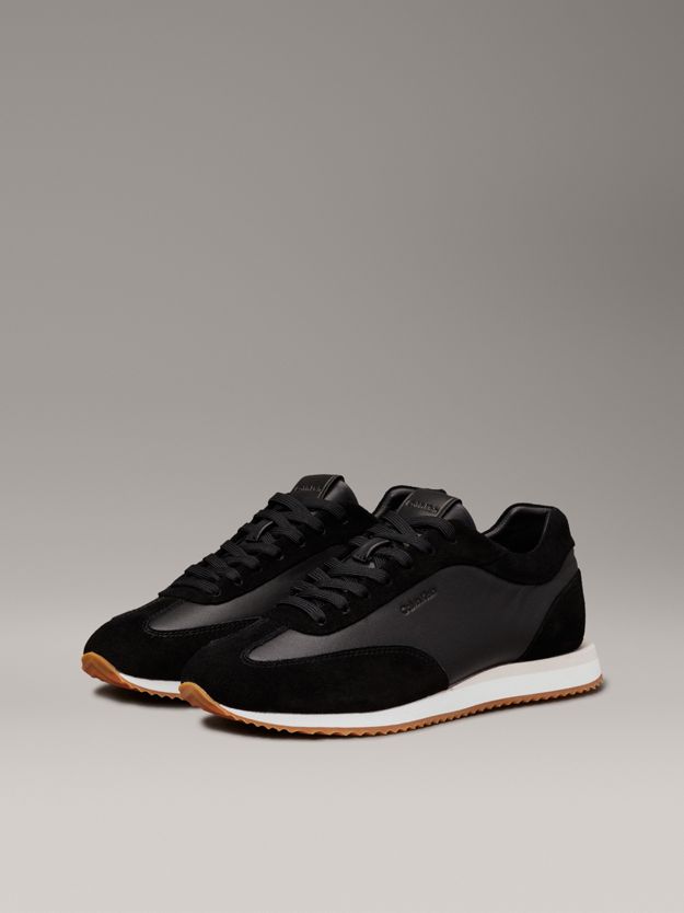 Leather Low Profile Trainers