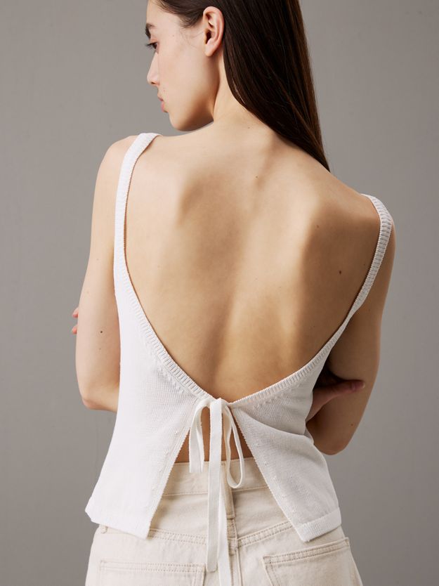 Soft Knit Tie Back Top