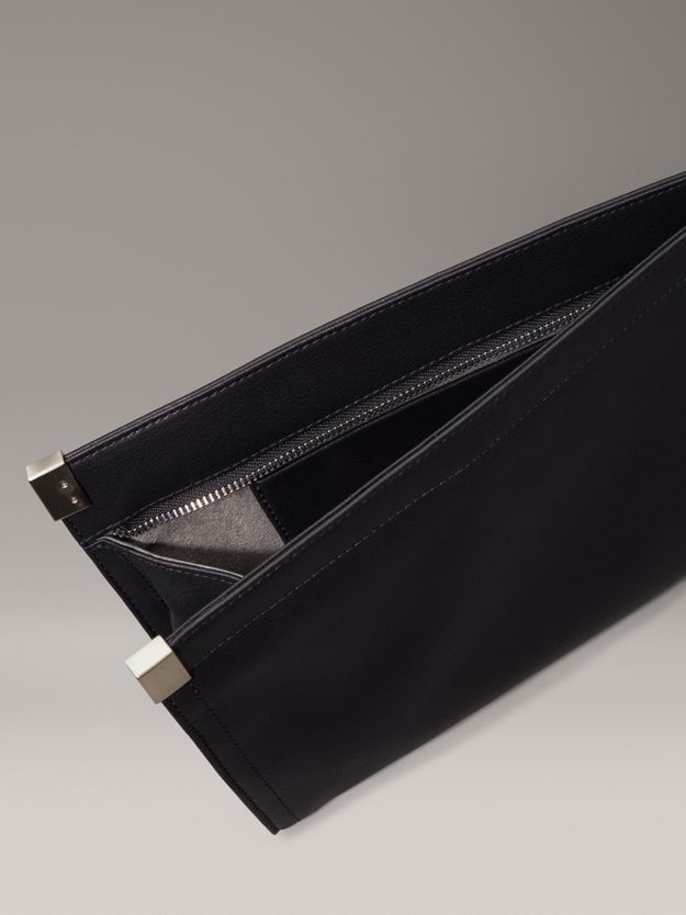 Oversized Leather Clutch