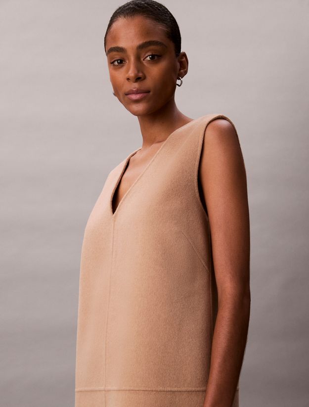 Double Face Wool Dress