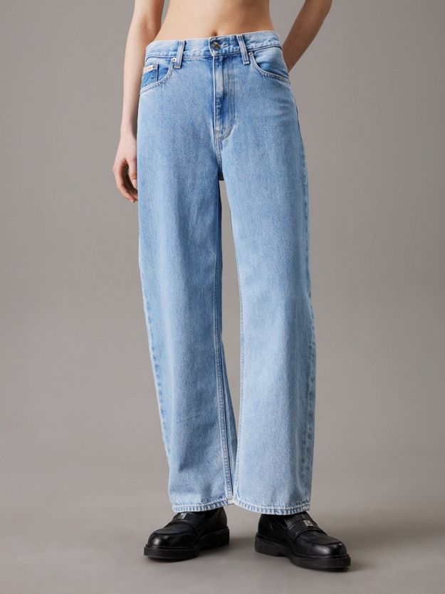 High Rise Barrel Jeans