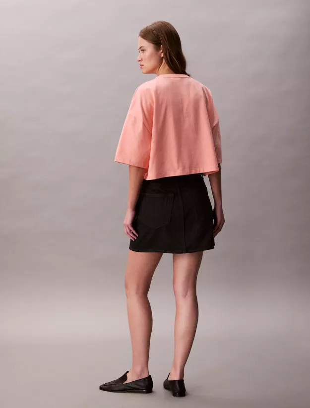 Boxy Cropped Logo T-shirt