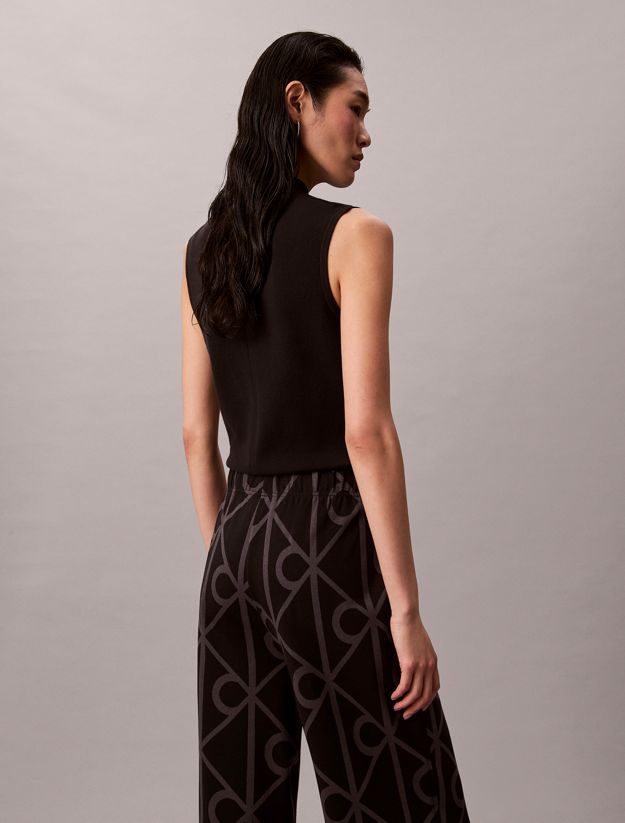 Jacquard Logo Pull On Trousers