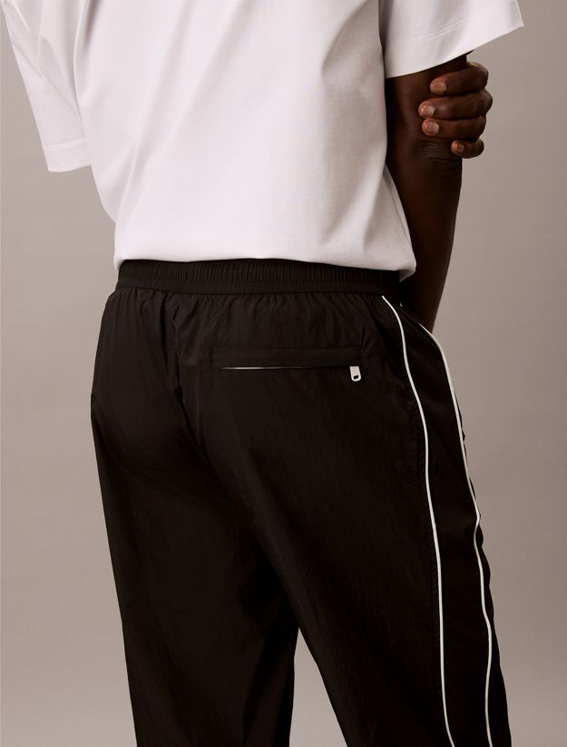Relaxed Nylon Track Pants