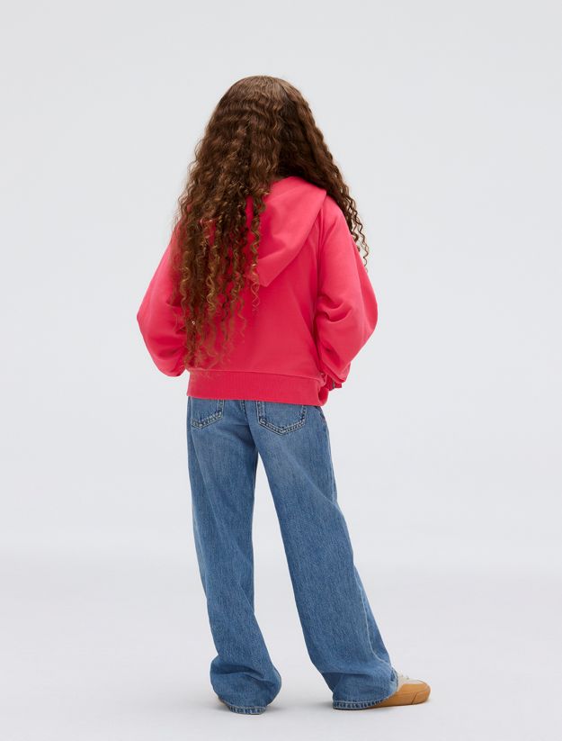 Relaxed Zip Up Hoodie