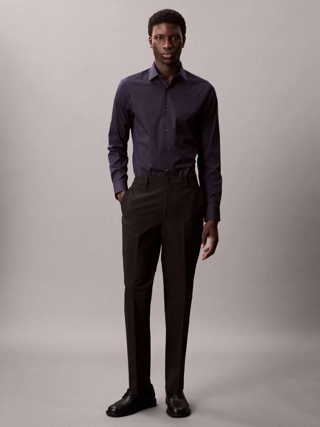 Slim Stretch Poplin Shirt