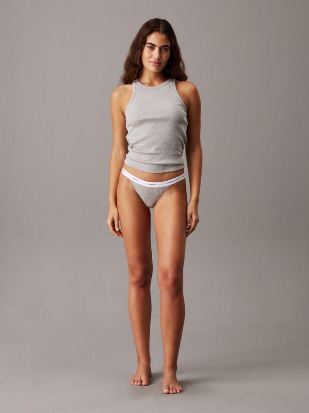 3 Pack Thongs - Cotton Stretch Rib