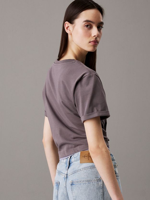 Cropped Gloss Logo T-shirt