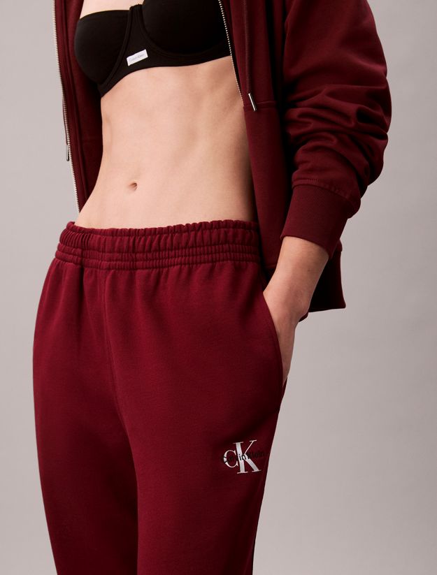Cotton Terry Monogram Joggers