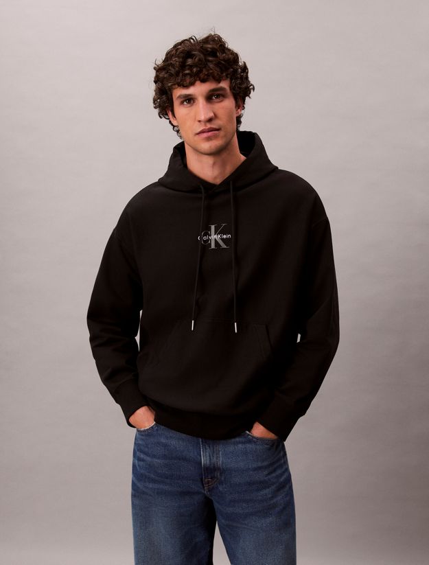 Premium Fleece Monogram Logo Hoodie