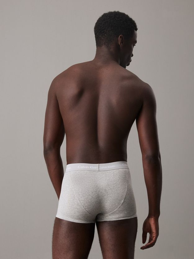 3 Pack Low Rise Trunks - Cotton Stretch