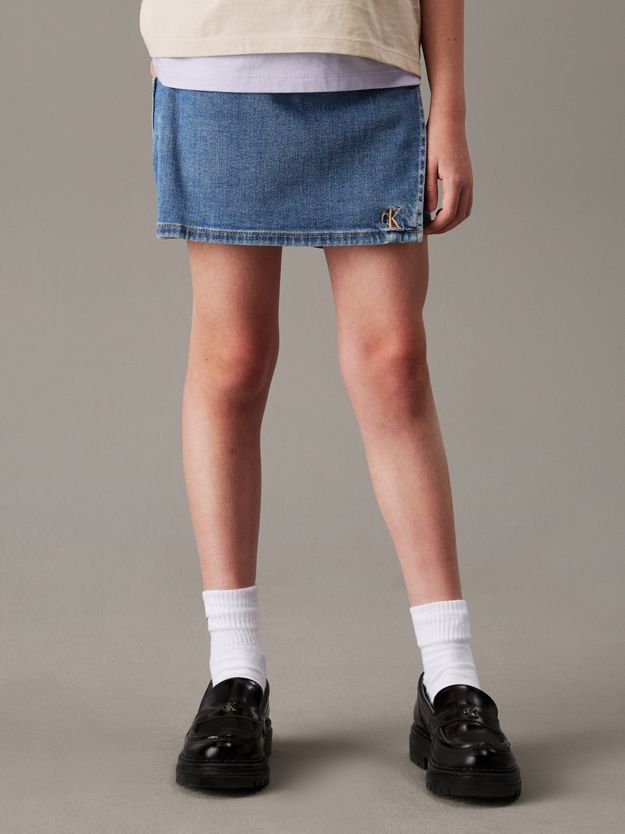 Denim Skort