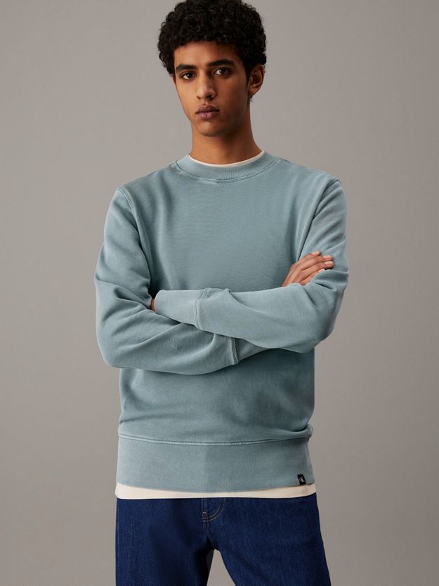 Washed Cotton Terry Sweatshirt