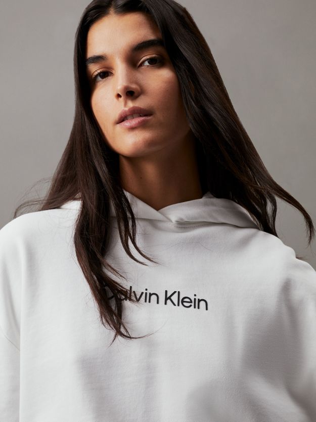 Cotton Terry Logo Hoodie