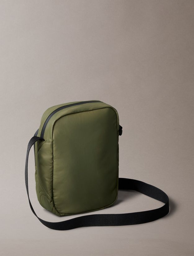 Puffer Monogram Logo Reporter Bag