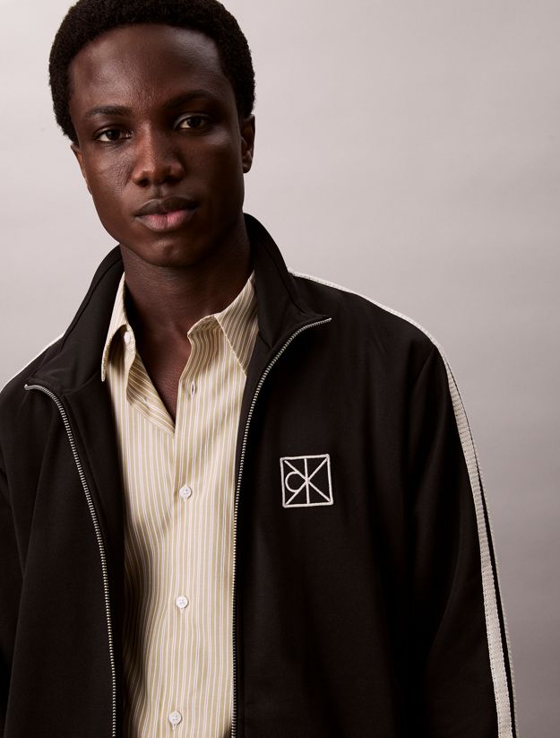 Double Knit Relaxed Track Jacket