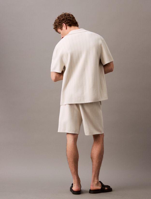 Jacquard Mesh Jogging Shorts