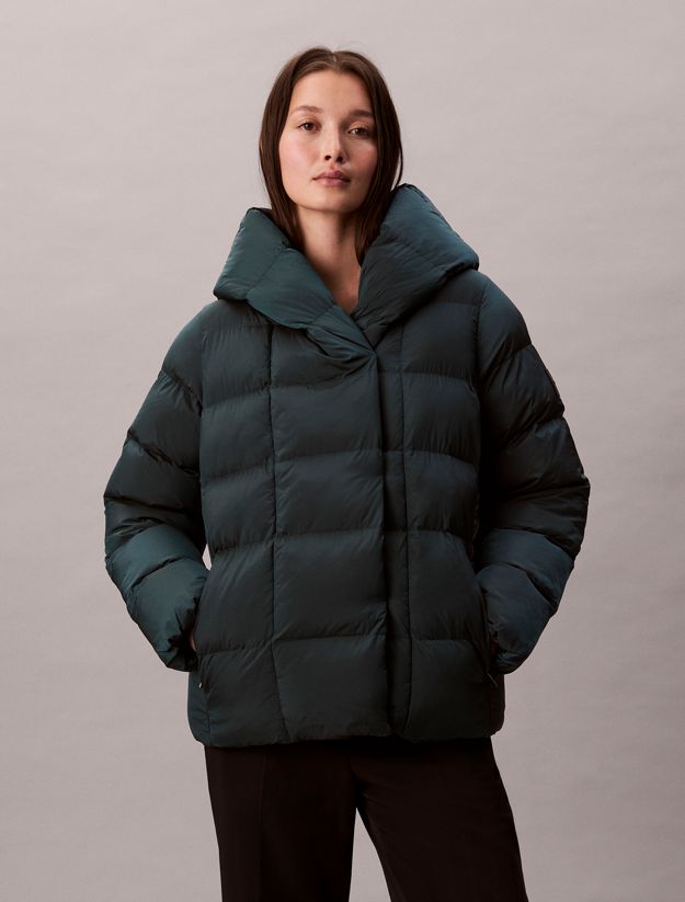 Shine Wrap Puffer Jacket
