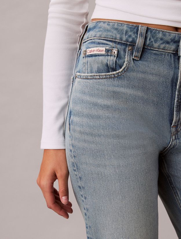 High Rise Straight Jeans