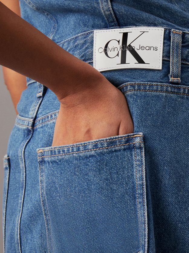 Strapless Denim Maxi Dress