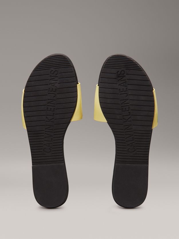 Faux Leather Sliders