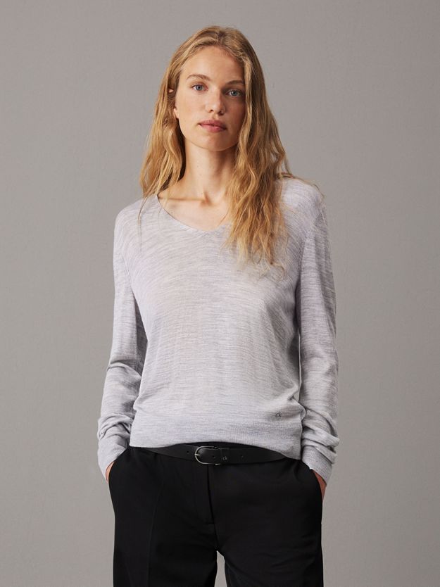 Acetate Blend Polo Jumper