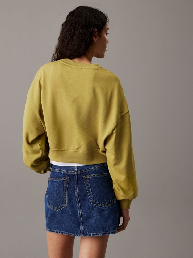Boxy Cotton Terry Sweatshirt