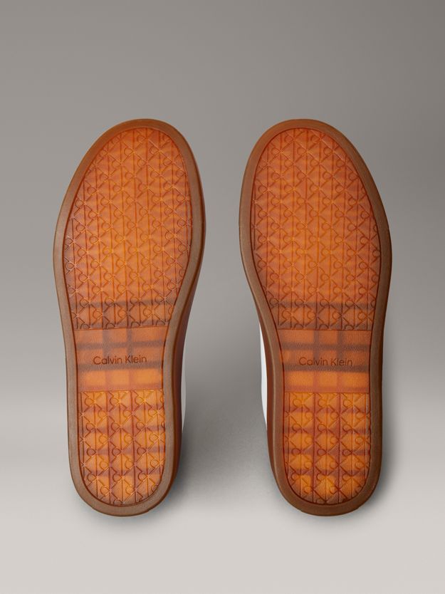 Smooth Leather Flexible Sole Trainers