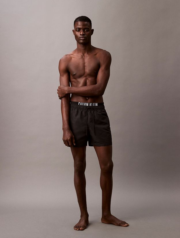 Double Waistband Swim Shorts - Intense Power